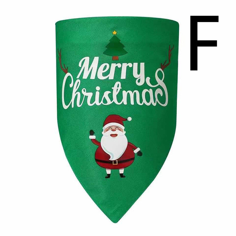 Christmas Dog Bandana – Double-Layer, 8 Festive Designs
