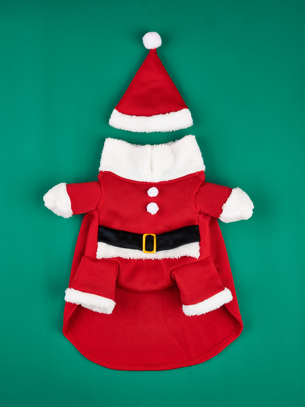 Santa Suit with Hat for Small Dogs