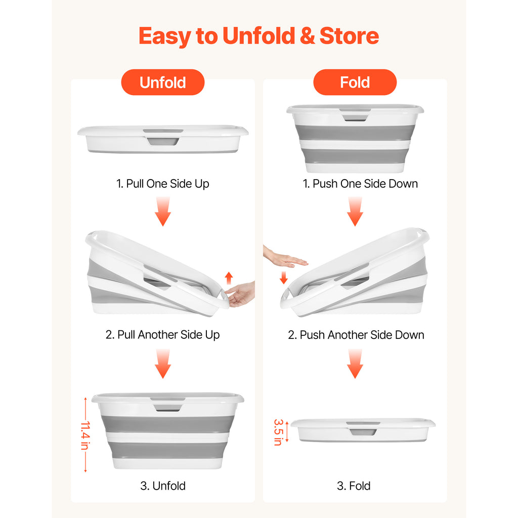 How to unfold and store the pet bathtub