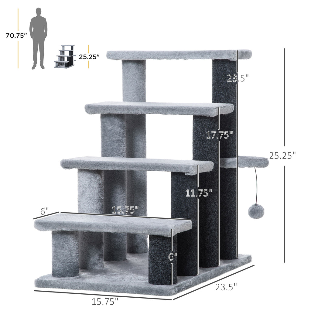 Cat Tree with Steps & Scratching Post