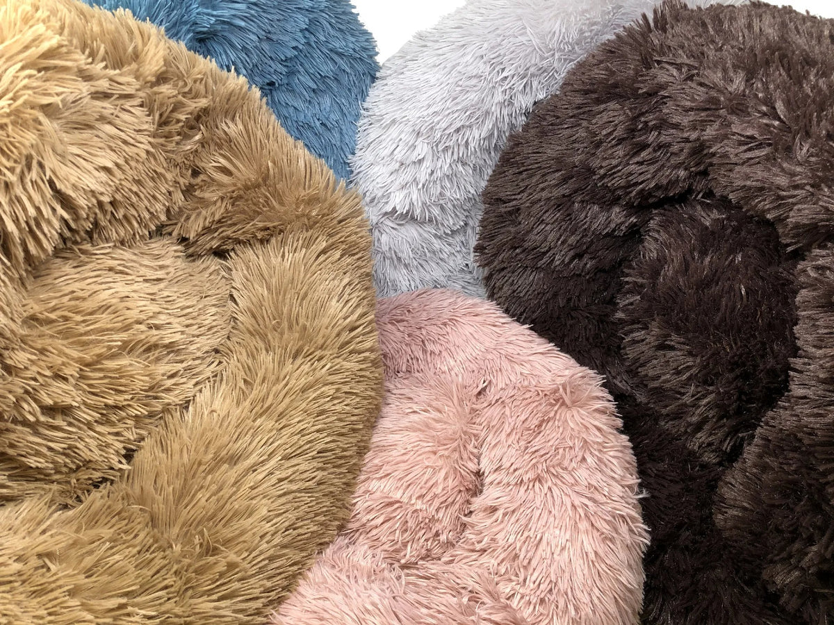 Premium Plush Round Dog & Cat Bed