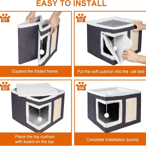 Easy to install cat house