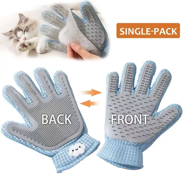 2-in-1 Pet Grooming Glove – Deshedding & Hair Remover