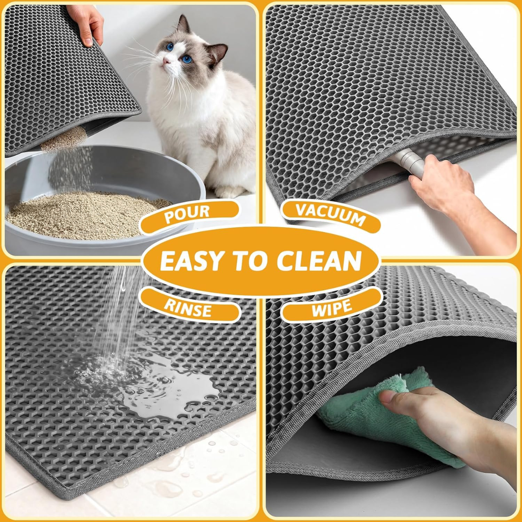 Double-Layer Cat Litter Trapping Mat