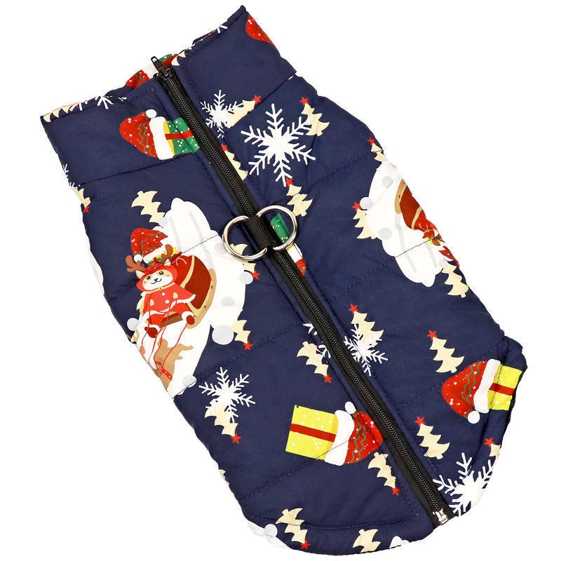 Christmas Padded Dog Vest – Sizes up to 7XL for Large Breeds