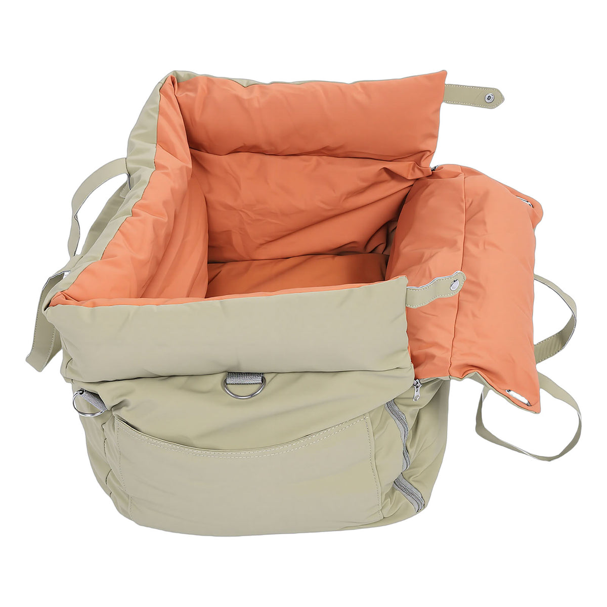 Portable Car Seat Pet Bed with Safety Tether